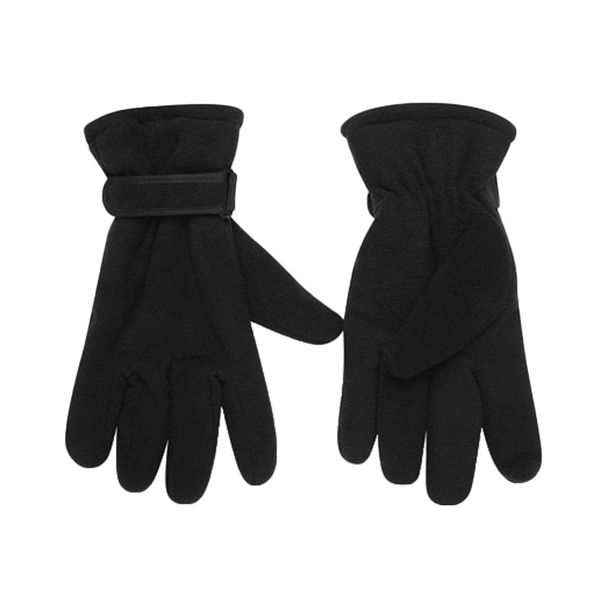 undercover lingerie Mens Pro Climate Fleece Gloves MA342 Black