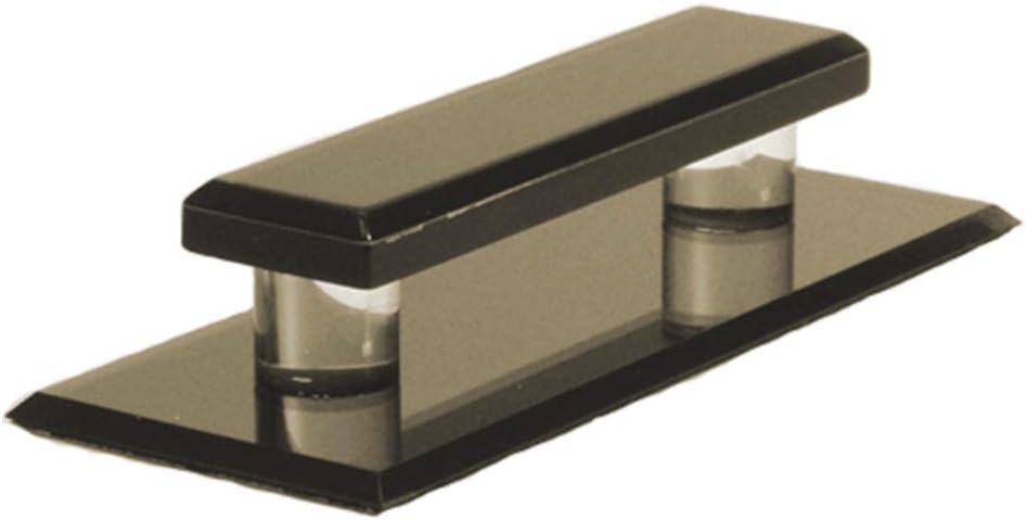 Mirart Pull Handle, Self Stick Small Square Acrylic Bronze Mirror Beveled Knob (12)