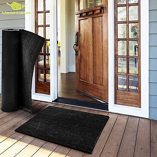 Tapis d'entrée en coco anthracite 100x150cm MadeInNature - 3