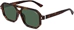 SOJOS Retro Polarized Square Aviator Sunglasses for Women Men Vintage 70s UV400 Protection Shade SJ2609