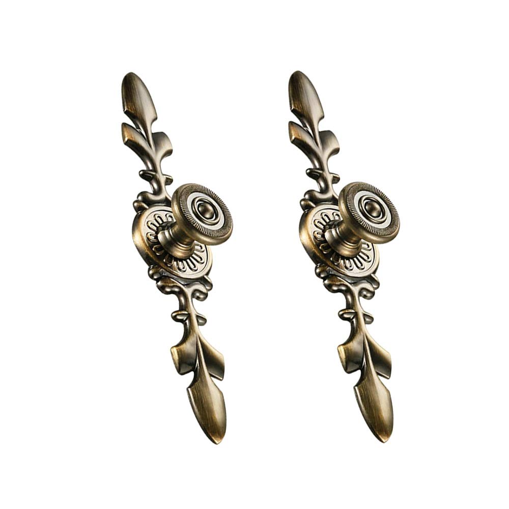 Maniglie Armadio Vintage 6 Pezzi - Pomelli In Bronzo Antico Per Cucina, Credenze E Guardaroba - Foto 8