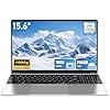 Computadora portátil Win 11 Pro 2025, parte superior de regazo de 15.6 pulgadas, 16 GB RAM 256 GB SSD PC, procesador M3-6Y30, pantalla FHD 1920 x 1080 de 15.6 pulgadas, WIFI5, BT5.0