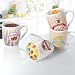 Produktbild GOURMETmaxx Tassen-Bäckerei Keramik-Becher, 4er-Set