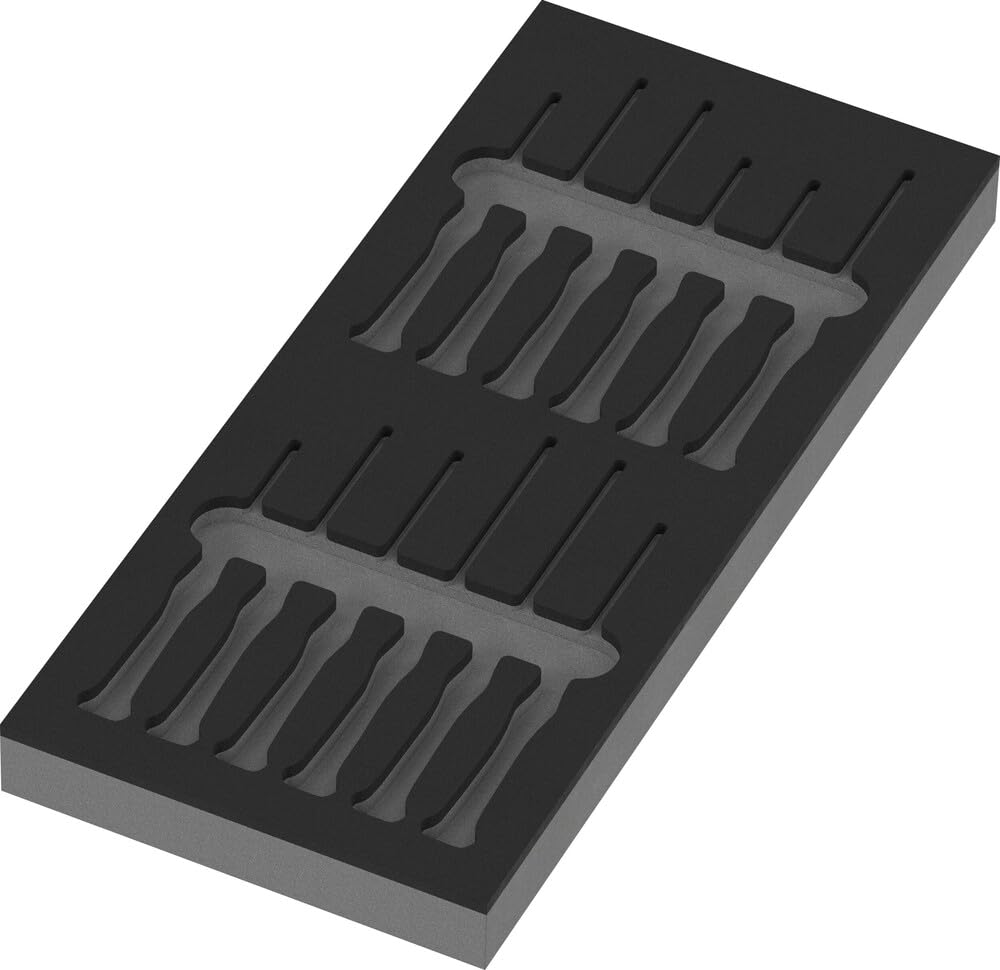Wkładka piankowa 9716: zestaw wkrętaków Kraftform Micro Set 2, 13 części