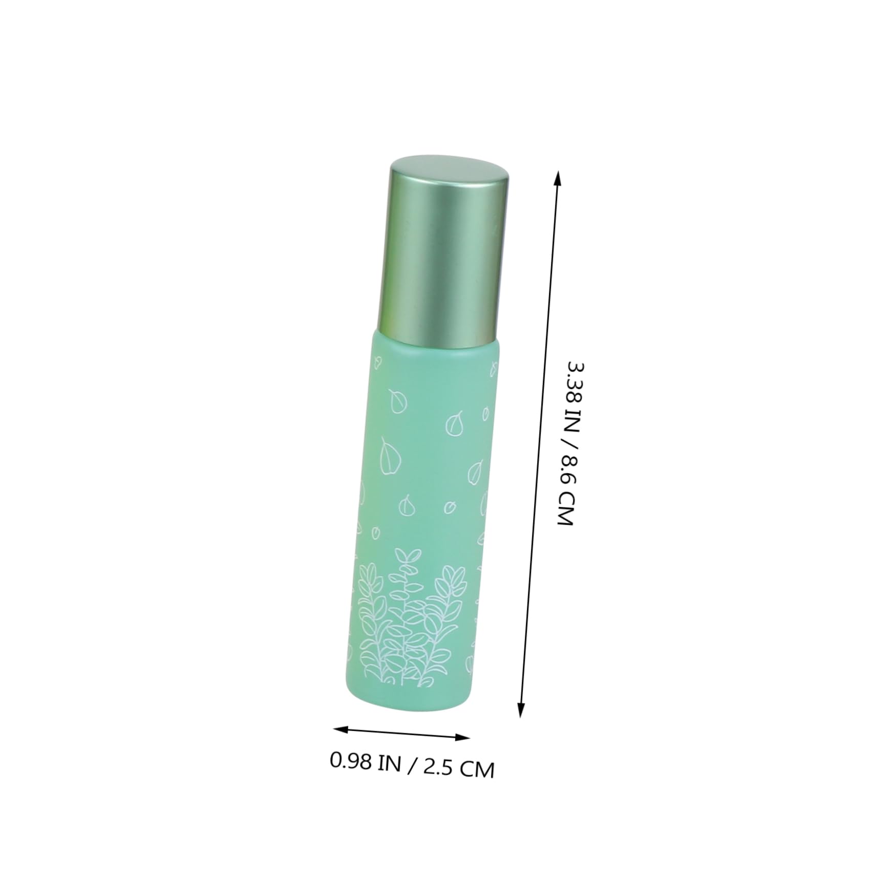 Bottiglie Roll-on in Vetro da 6 Pezzi per Oli Essenziali | Formato Viaggio, Design Sfera per Dosare Profumi, per Altri Liquidi e Uso Tascabile
