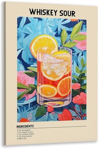 Miniatura 15 de GyXzodonti Pósteres de cóctel Espresso Martini retro, arte de pared de cóctel, bebida, decoración de pared, decoración de carrito de bar, cocina,