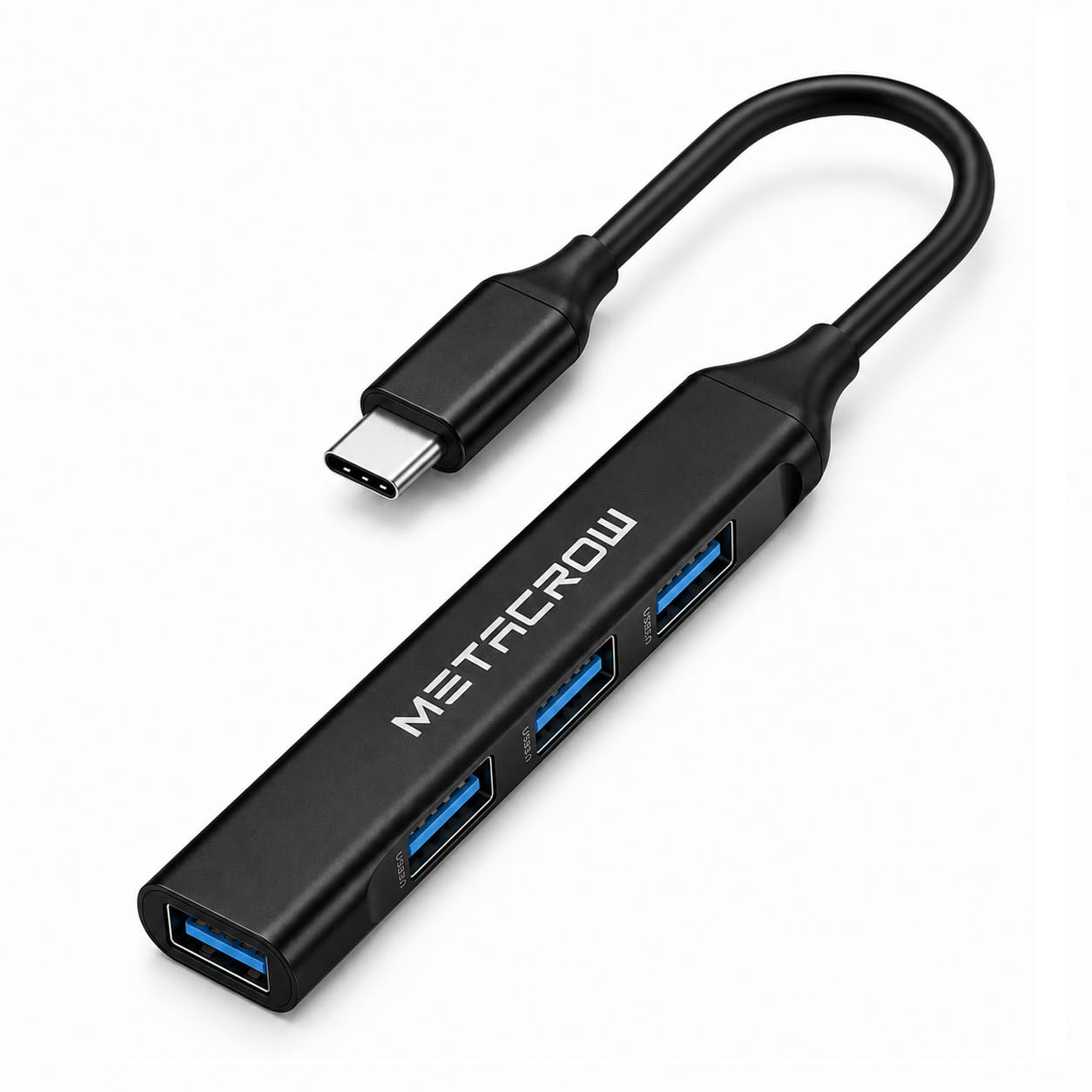 original 4 in 1 compact multiport type c hub to 4 x usb 3.0 ports, data transfer speed upto 5gbps, universally compatible with all usb, pc, speaker, laptop 1 year warranty