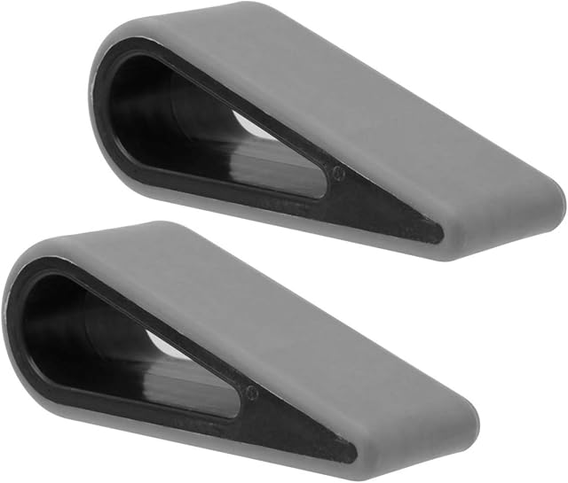 NUOBESTY 2Pcs Universal Laptop Stands, Computer Notebook Keyboard Stand, Anti-Slip Durable Silicone Elevation Stand Lightweight Portable Risers for Laptop Tablet Keyboard Grey