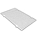16 * 10 inch BBQ Grill Mesh Metal BBQ Barbecue Grill Grilling Mesh Wire Cooking Net Outdoor,Barbecue Grilled Grid?Black?