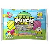 Sour Punch Twists, Individually Wrapped Easter Candy, 9oz Bag, Single