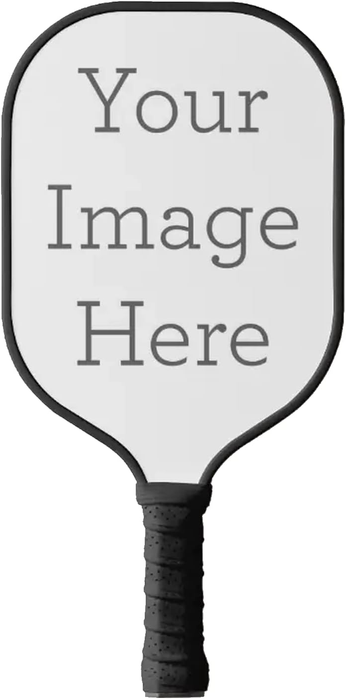 Custom Pickleball Paddle – Fiberglass/Carbon Fiber, USA Pickleball Approved, Personalized with Polypropylene Honeycomb Core & Ergonomic Leather Grip