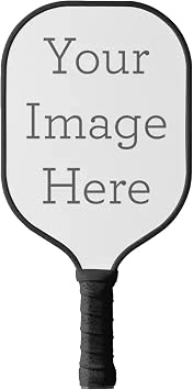 Custom Pickleball Paddle Fiberglass/Carbon Fiber, USA Pickleball Approved, Personalized with Polypropylene Honeycomb Core & Ergonomic Leather Grip