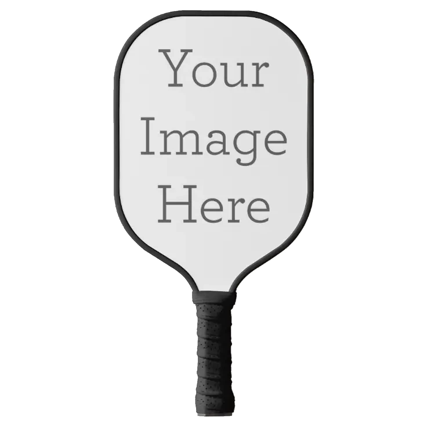 TigerTail Sports Custom Pickleball Paddle – Fiberglass/Carbon Fiber, USA Pickleball Approved, Personalized with Polypropylene Honeycomb Core & Ergonomic Leather Grip (Black)