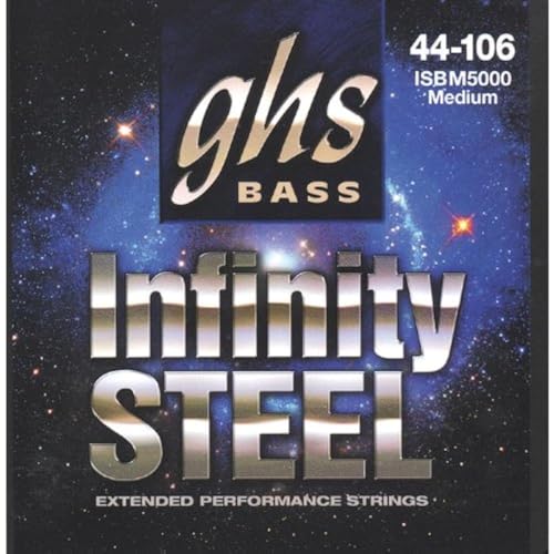 GHS ISBM5000 Medium Infinity Steel Electric Bass 4 String Set (44-106)