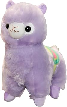 OUKEYI Alpaca Plush Toy, 13.7"/35cm Stuffed Animal Alpaca Doll Plushie Hug Pillow Soft Fluffy Cushion Super Christmas Valentine Gift, Birthday