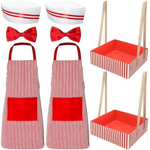 Pextian Easy Couples Halloween Costumes for Adults, Hot Dog Vendor Costume Adult, Duo Halloween...