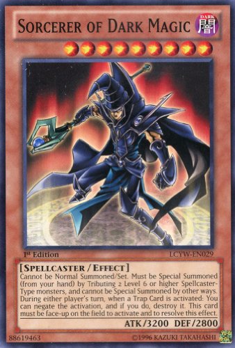 Yu-Gi-Oh! - Sorcerer of Dark Magic (LCYW-EN029) - Legendary Collection 3: Yugi's World - 1st Edition - Common