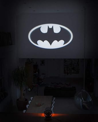 DC Comics Batman Official Bat Signal Emblem Projector Desk Mood Night Light [Energy Class F]