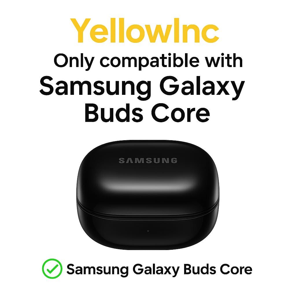 Silicone Case Cover for Samsung Galaxy Buds Core (2025) (Black) — Amazon image 2