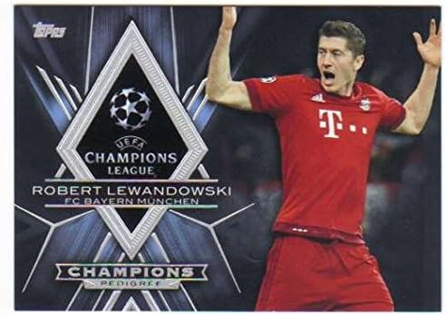 2015-16 Topps UEFA Champions League Showcase Championship Pedigree #CP-RL Robert Lewandowski FC Bayern Munchen Official UCL Card in Raw (NM or