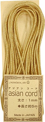 メルヘンアート アジアンコード 1mm Col.751 ゴールド 5m