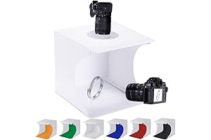 Mini Photo Studio Box Foldable Portable with LED Light