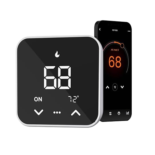 EdgeAnt Black WiFi Programmable Smart Thermostat