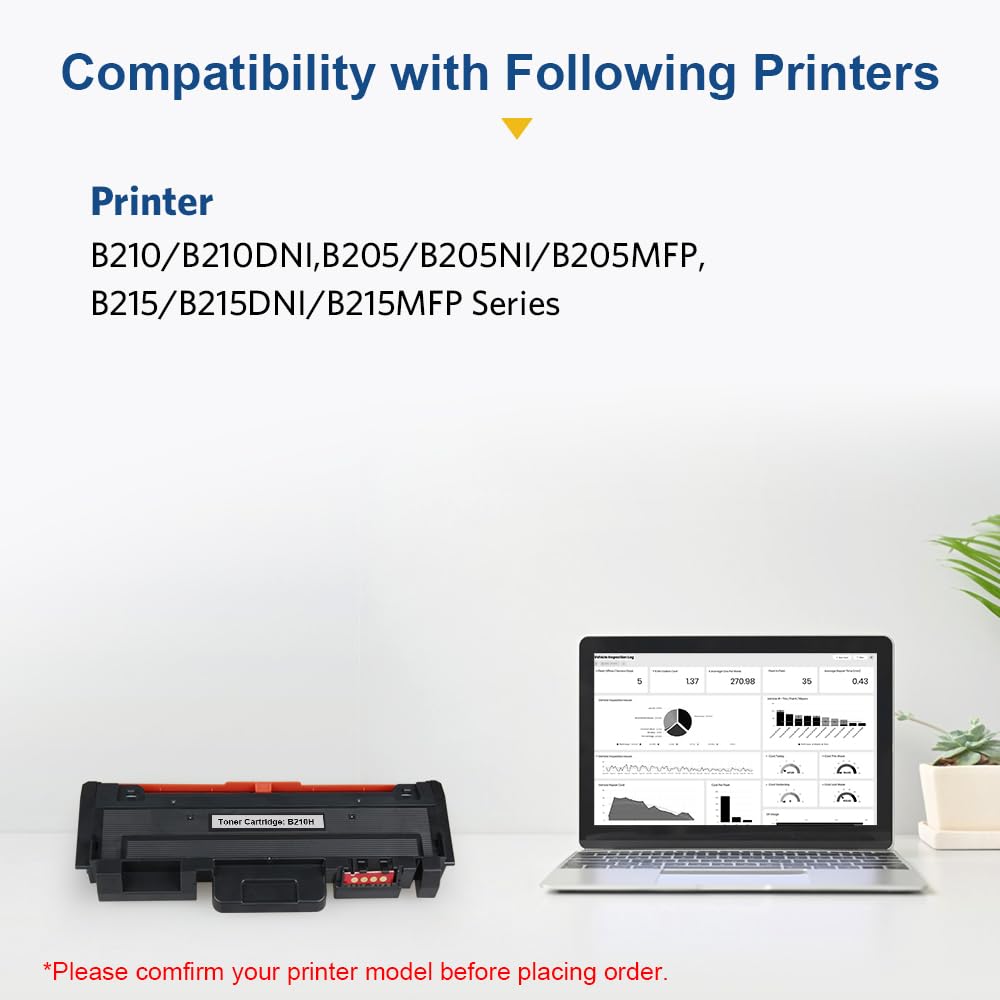SMARTOMI B205 B210 B215 Cartucce di Toner Compatibile per Xerox B205 B210 B215 101R00664 per B205 B210 B215 B210DNI B205DNI B205MFP B215DNI B215MFP(1 Nero)
