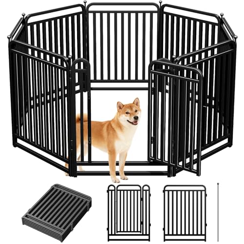 Heavy Duty Outdoor Metal Dog Playpen 8 Panels