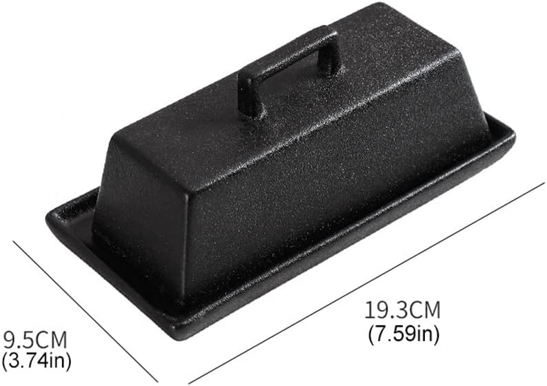 バターコンテナ 蓋の小さなトレイの北欧の創造的なセラミックバターボックスハンドルバタープレートチーズの食器バター容器 バタートレイ