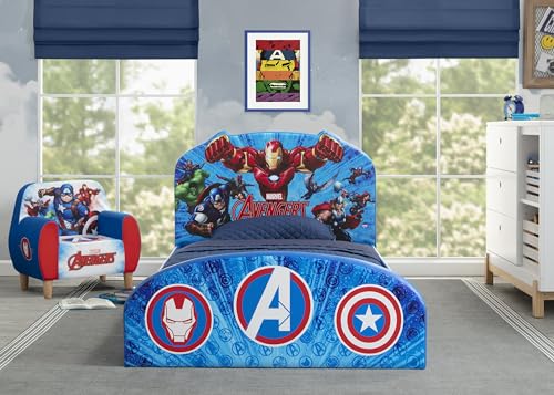Delta-Children-Marvel-Avengers-Foam-Chair-for-Kids-Blue Delta Children Marvel Avengers Foam Chair for Kids Blue