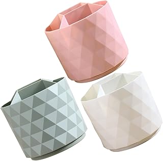 Holibanna 3pcs Rotating Makeup Brush Organize...