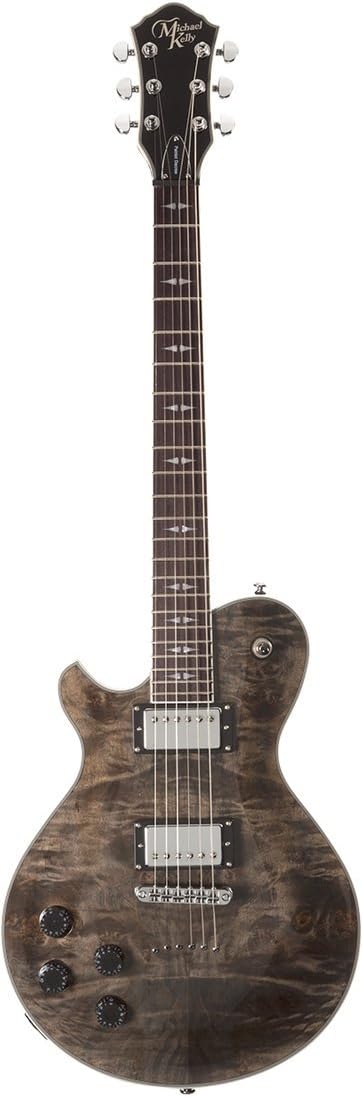MKPDBKV-LH Patriot Decree Left Handed Guitar in Black Vapor