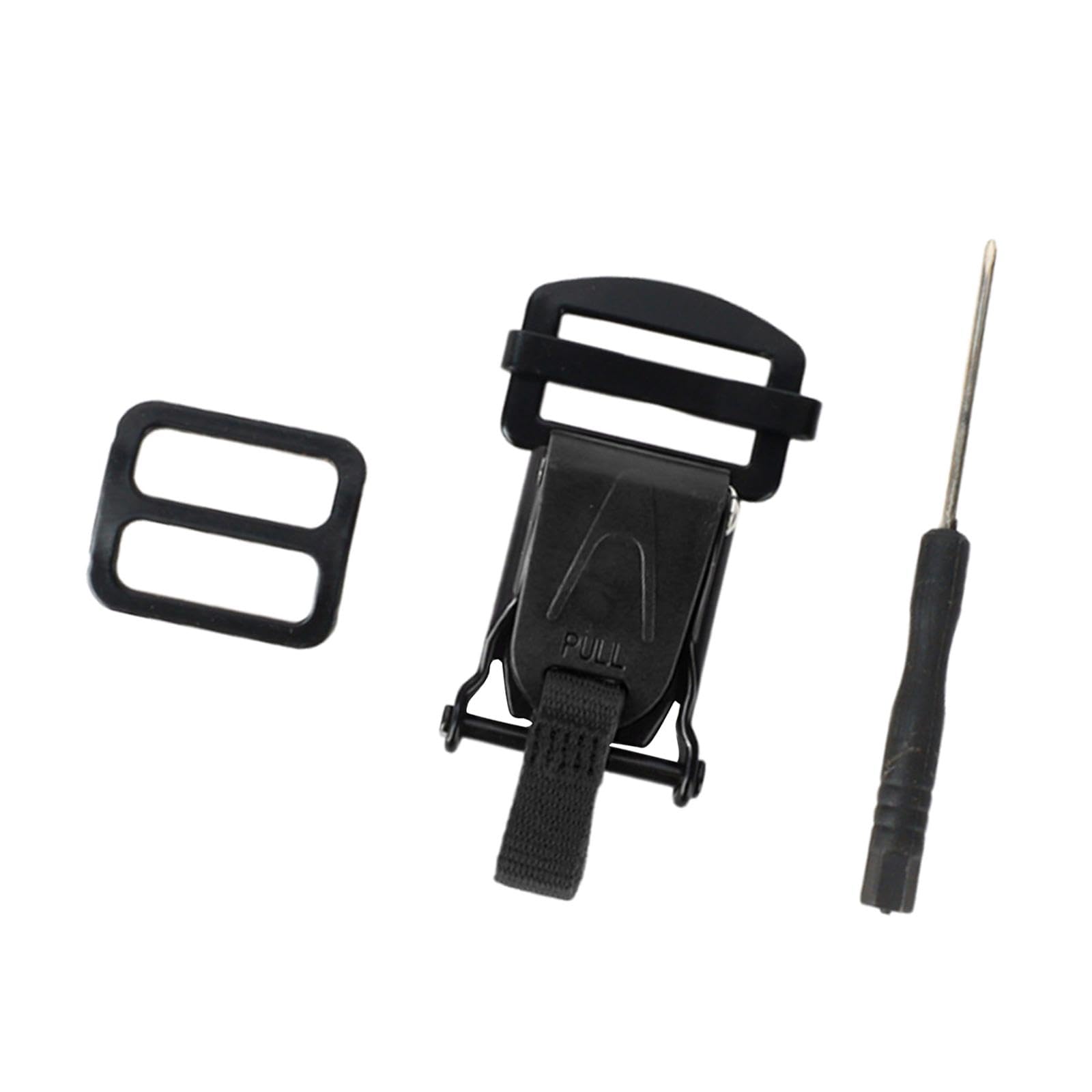 Helmet Quick Release Buckle Replacement Kit Universal Helmet Chin Strap Clip Black-image-12