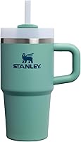 Vista 266 de STANLEY Quencher H2.0 Vaso Térmico con asa y pajilla, 64 onzas, tapa Flowstate de 3 posiciones, gran capacidad para viajes y deportes, vaso de acero