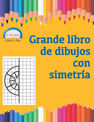 Grande libro de dibujos con simetría