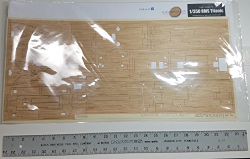 Premium Wood Deck for 1/350 RMS Titanic (fits Minicraft, Academy, and Entex Kits!)