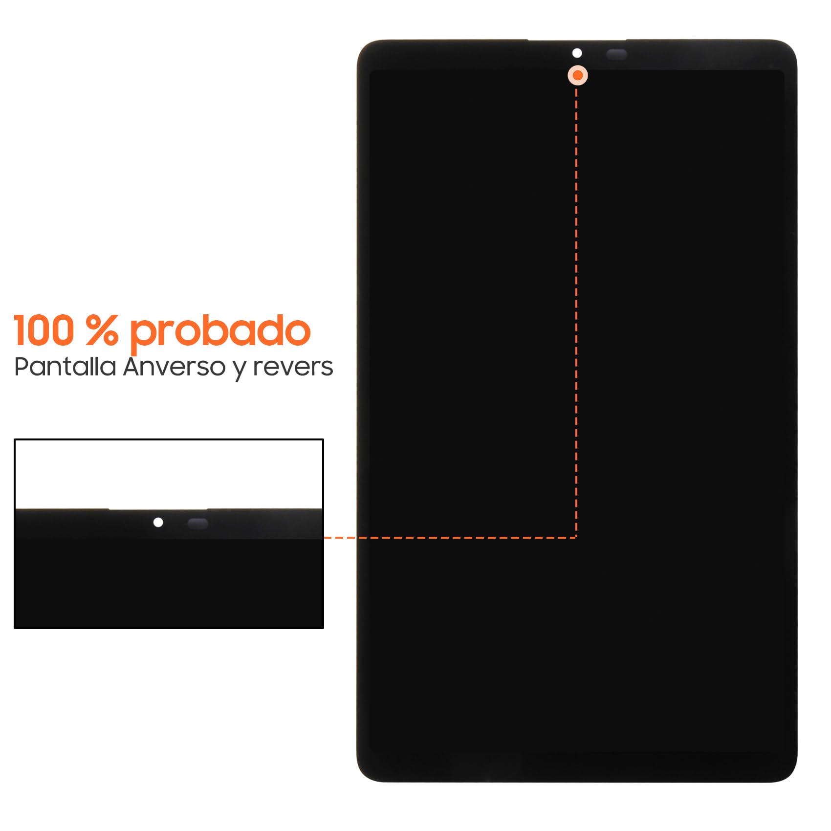 Schermo LCD per Samsung Galaxy Tab A9 X110 Schermo SM-X110 Display Touch Screen Assembly con Riparazione Kit (8,7", Nero senza Telaio, Non per SM-X115)