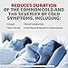 Cold-EEZE Plus Defense Natural Citrus & Elderberry Zinc Chewable Gels, Homeopathic Cold Remedy, Shortens Common Cold Symptoms, Promotes Immune Health with Sambucus Nigra, Echinacea & Rose Hips, 25 Ct