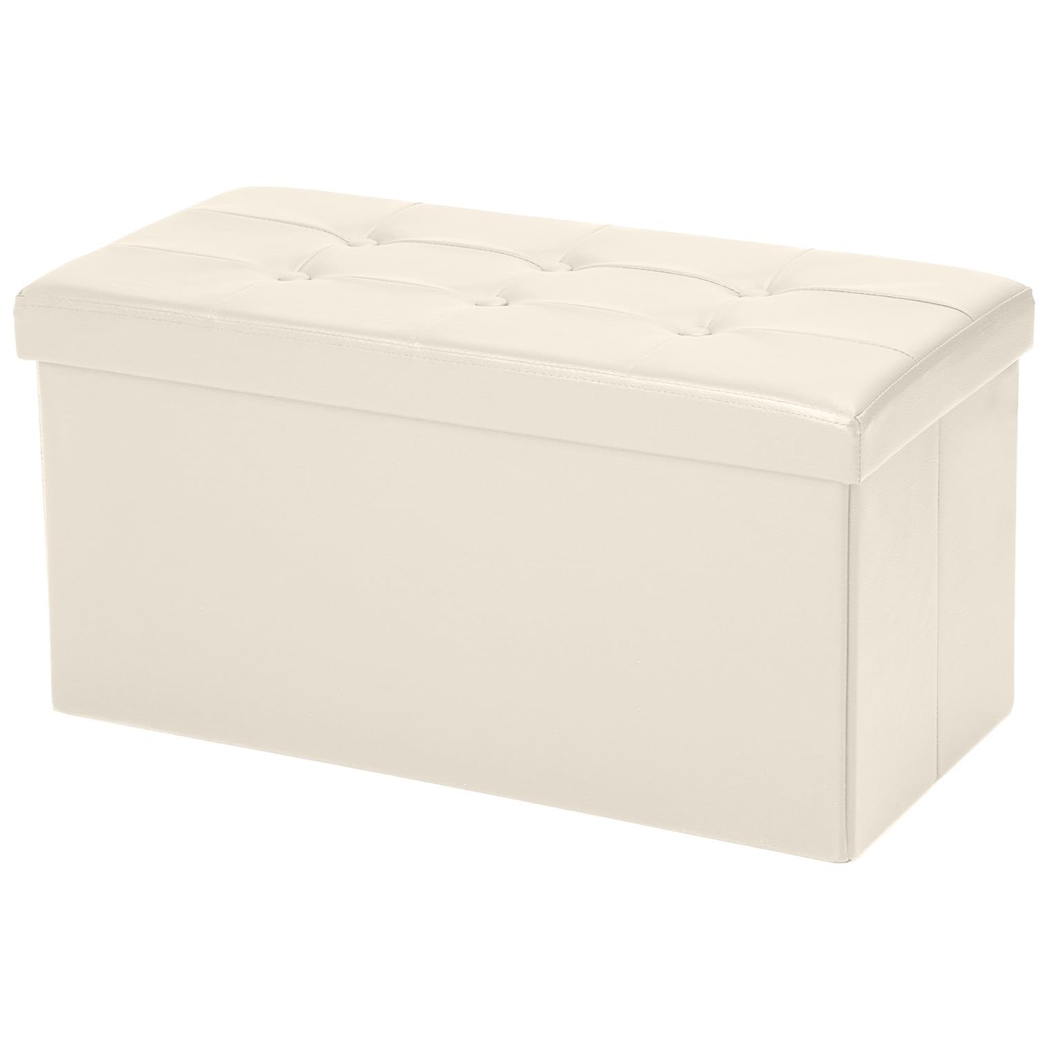 Cosyland Sitzbank mit Stauraum - 76 x 38 x 38 cm Sitzhocker - Faltbare Hocker - Sitztruhe bis belastbar