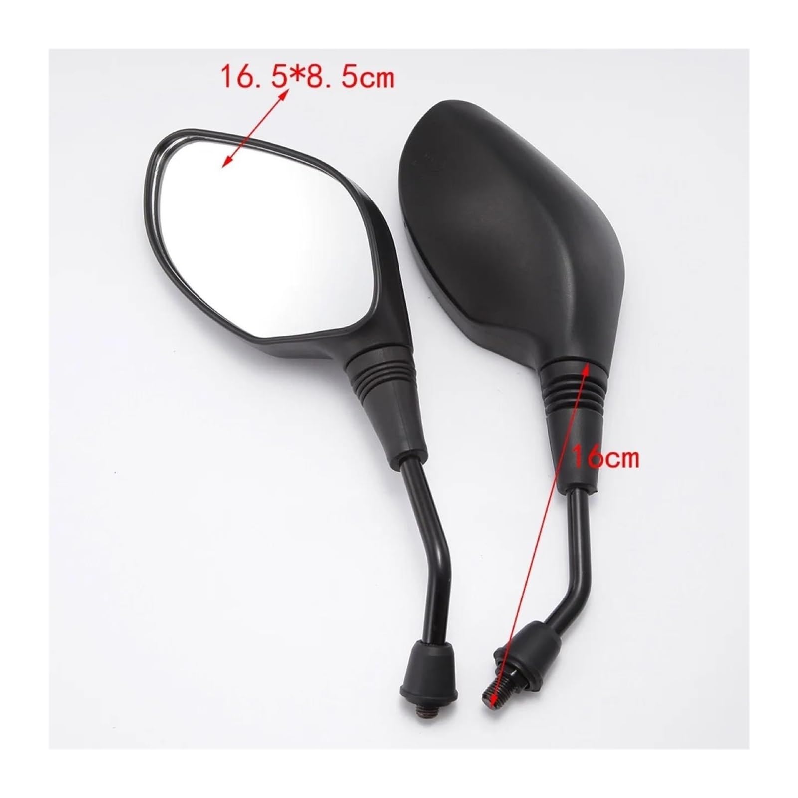 Espejo retrovisor Universal para Motocicleta N&MAX MT07, MT-07, de 10 mm y 8 mm, para Scooter y Bicicleta eléctrica (un par de 10 mm).