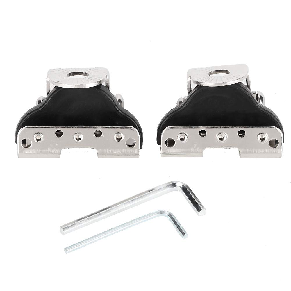 Support Universel Pour Barre LED – En Acier Inoxydable, Montage Sur Pilier A, Pour Phares Additionnels Voiture, 2 Pièces - 9