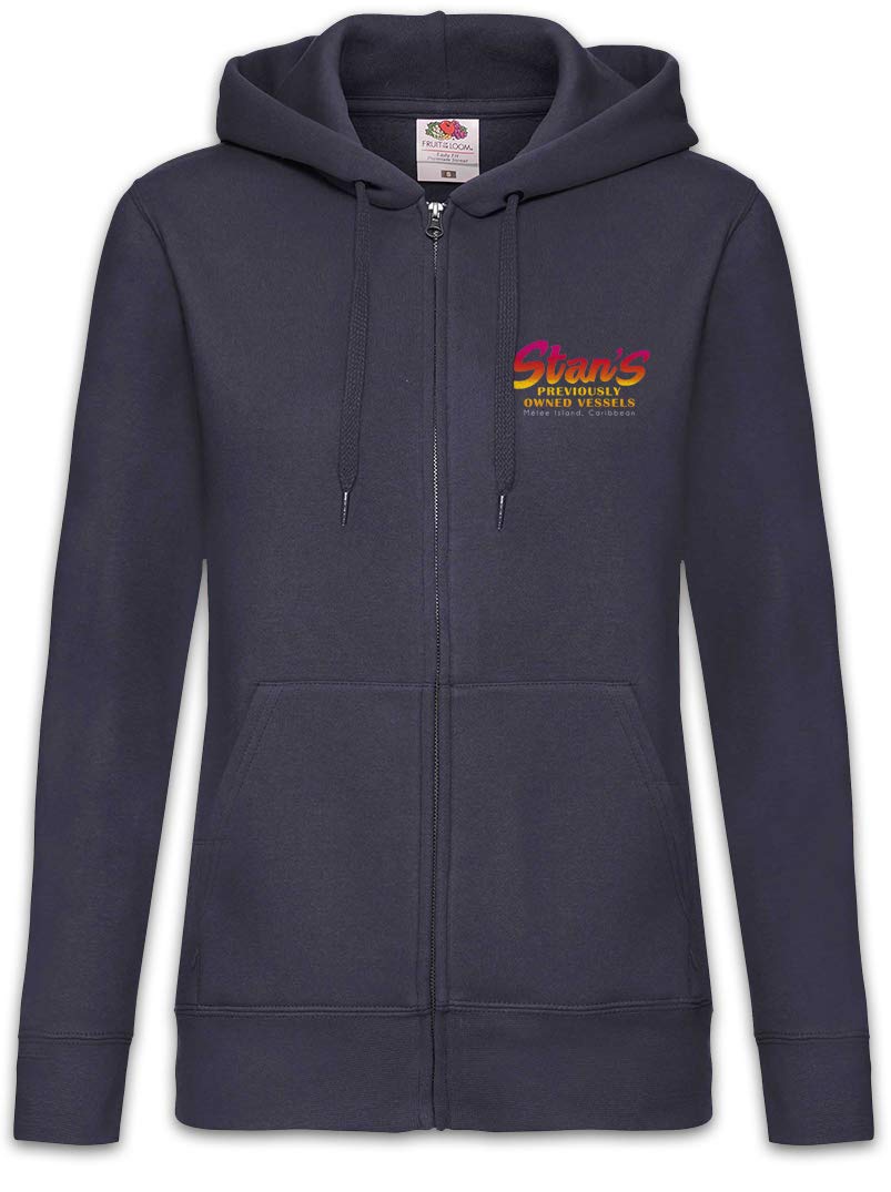 Urban Backwoods Stan's Felpa da Donna con Cappuccio Zip Hoodie Zipper