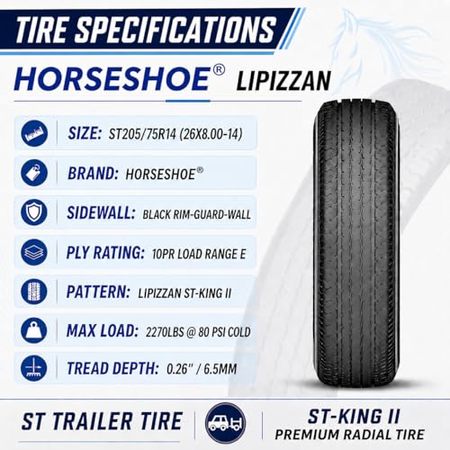 Horseshoe Lipizzan ST-King II Trailer Tire