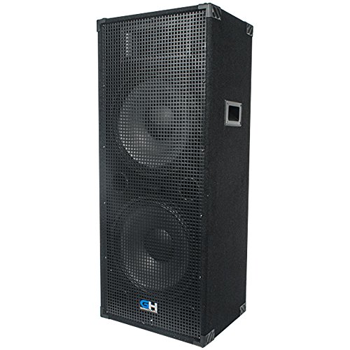 Grindhouse Speakers - Gh215L-Pair - Pair Of Passive Dual 15 Inch 2-Way Pa/Dj Loudspeaker Cabinet - 1450 Watt Each Full Range Pa/Dj Band Live Sound Speaker #TOP3