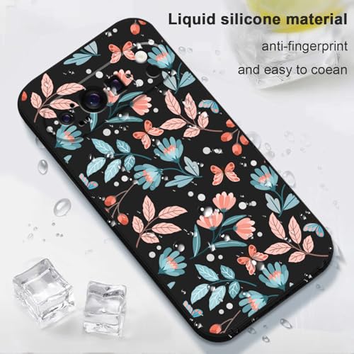Coque Google Pixel 9 Pro XL silicone liquide fine feuille noire - 6