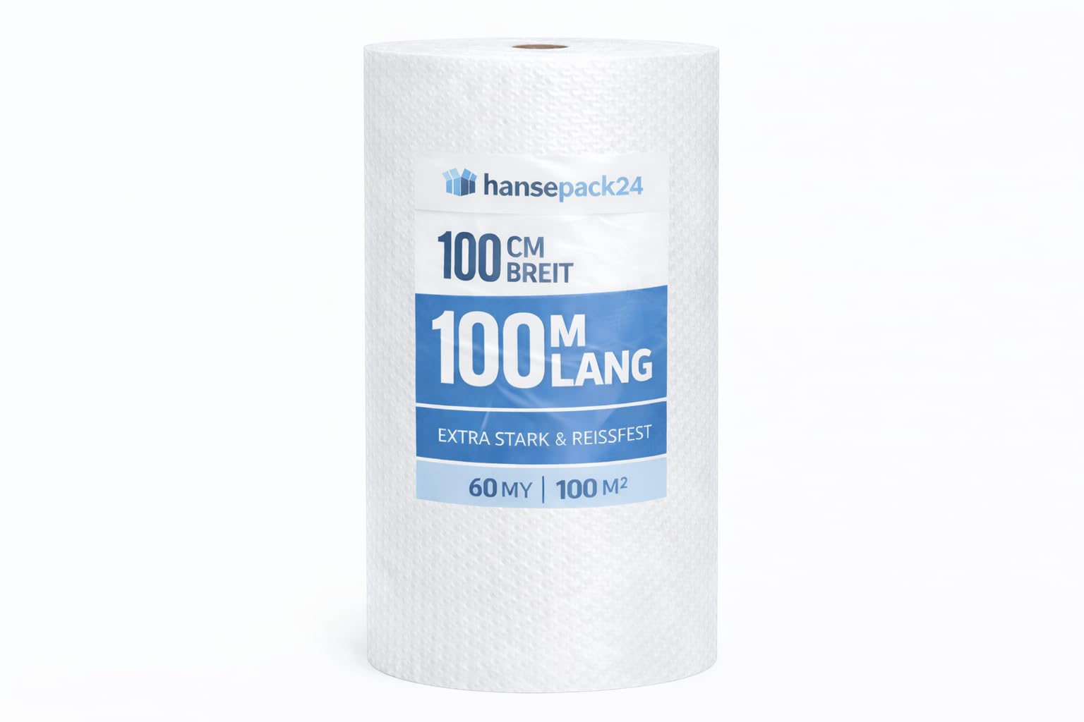 Luftpolsterfolie Blasenfolie Noppenfolie Knallfolie 60 my 100cm x 100m