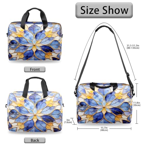 Bolsa para portátil 16 pulgadas patrón mármol mandala miniatura 5