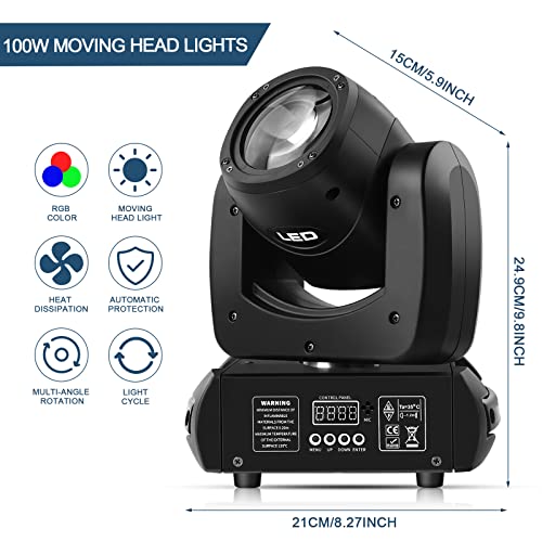 U'King 100W Moving Head DJ Stage Light #TOP24