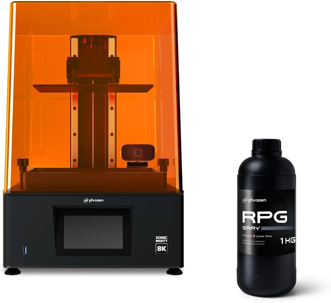 phrozen Sonic Mighty 8K LCD 3D Printer Bundle with RPG Resin 1KG